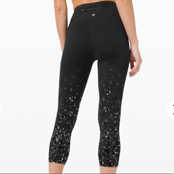LULULEMON LEGGINGS SPEED WUNDER MR CROP 23” black - Picture 2 of 8